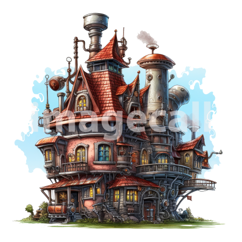 Steampunk Houses (14)