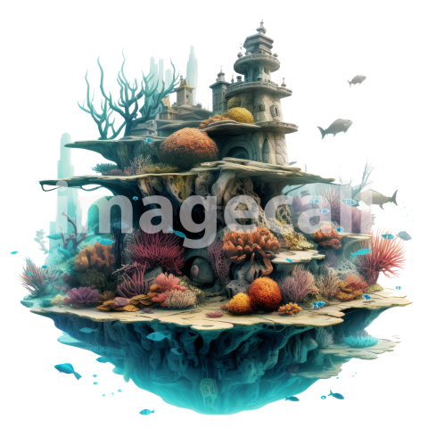 0000 Clipart Sea Castle (19)300dpi