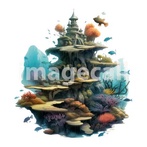 0001 Clipart Sea Castle (18)300dpi