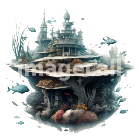 0006 Clipart Sea Castle (13)300dpi