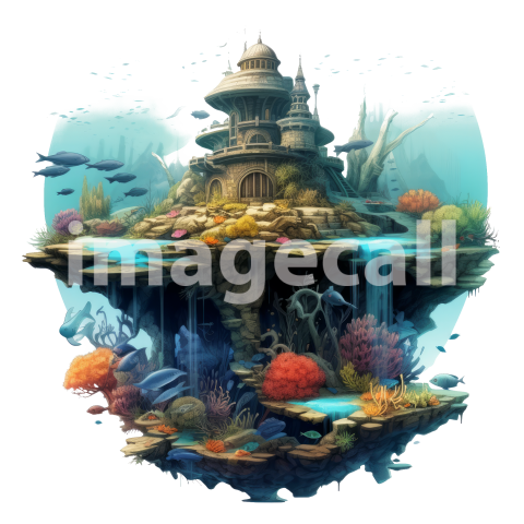 0008 Clipart Sea Castle (11)300dpi