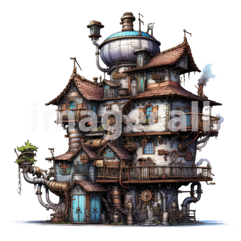 Steampunk Houses (10)
