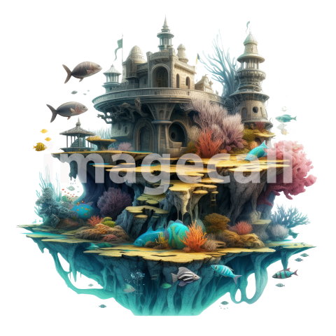 0007 Clipart Sea Castle (12)300dpi