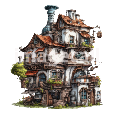Steampunk Houses (17)