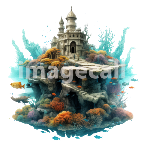 0015 Clipart Sea Castle (4)300dpi