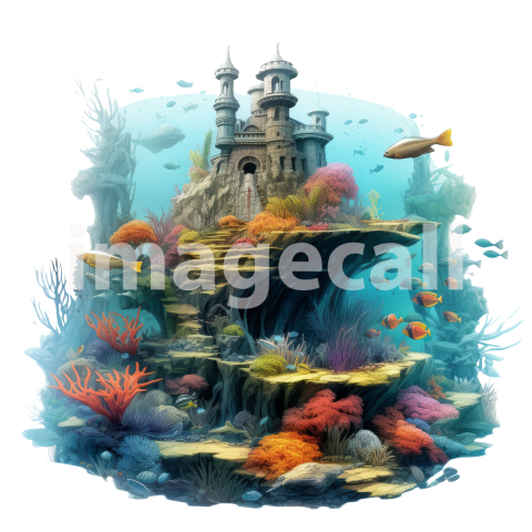 0009 Clipart Sea Castle (10)300dpi