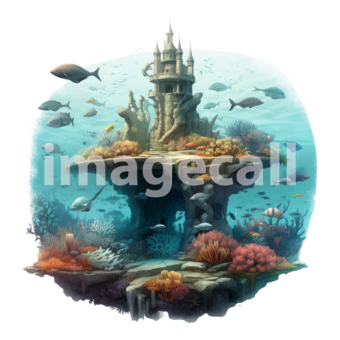0019 Clipart Sea Castle (20)300dpi