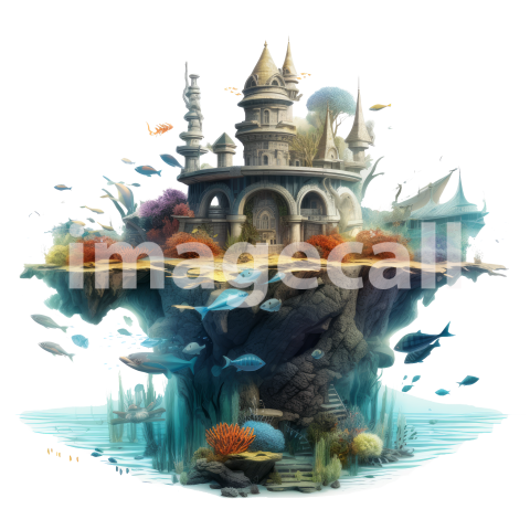 0018 Clipart Sea Castle (21)300dpi