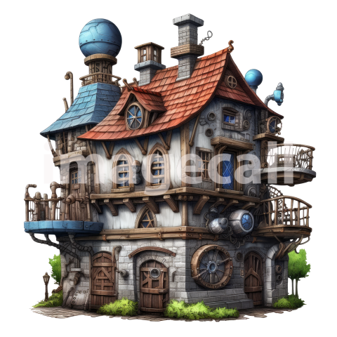 Steampunk Houses (5)