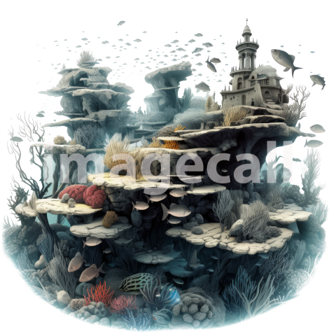 0002 Clipart Sea Castle (17)300dpi