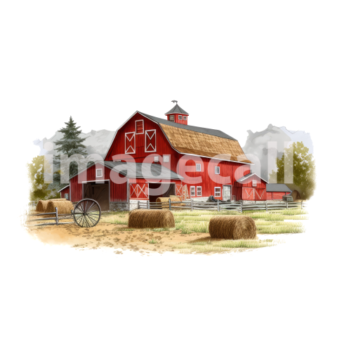 Clipart Cottage Core Farm (7)300dpi