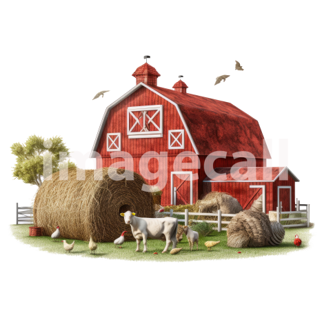 Clipart Cottage Core Farm (4)300dpi