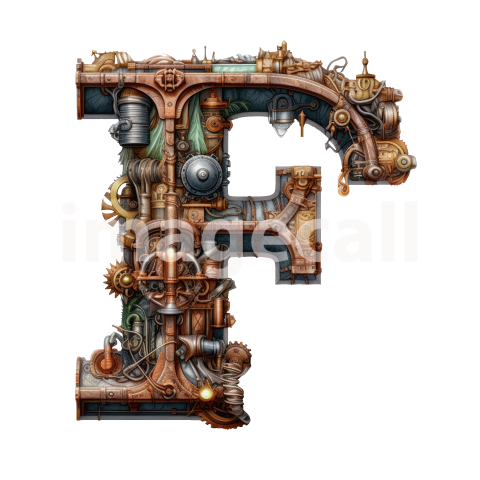 Steampunk Letters (18)