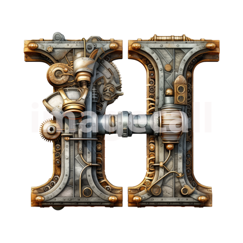 Steampunk Letters (20)