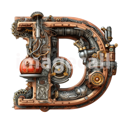 Steampunk Letters (16)