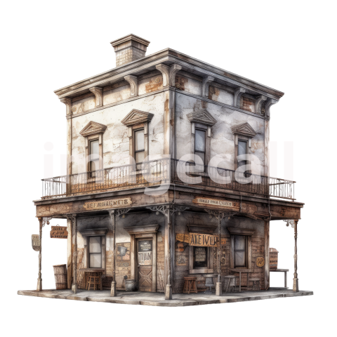 Clipart Wild West Bar (1)300dpi