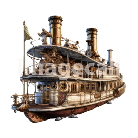 Steampunk Boat (12)
