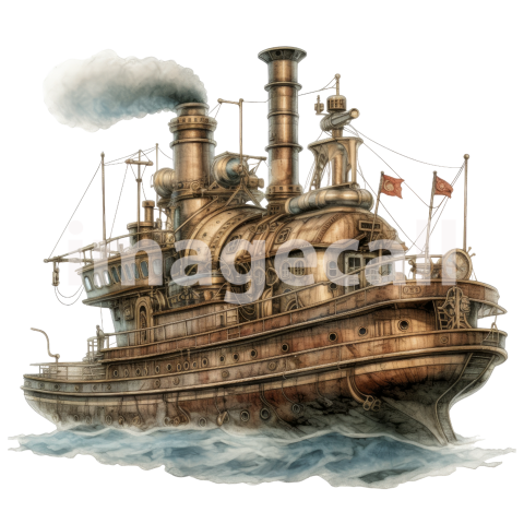 Steampunk Boat (2)