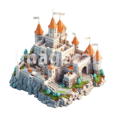 Voxel Castle (3)