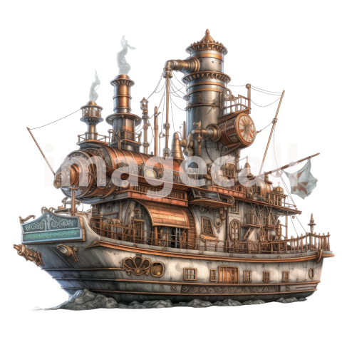 Steampunk Boat (19)