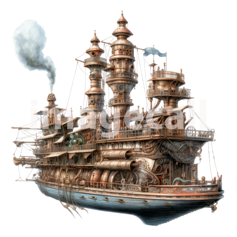 Steampunk Boat (16)