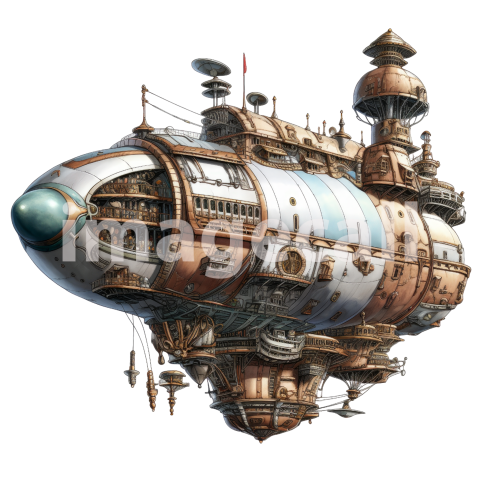 Steampunk Zeppeling Blimp (3)