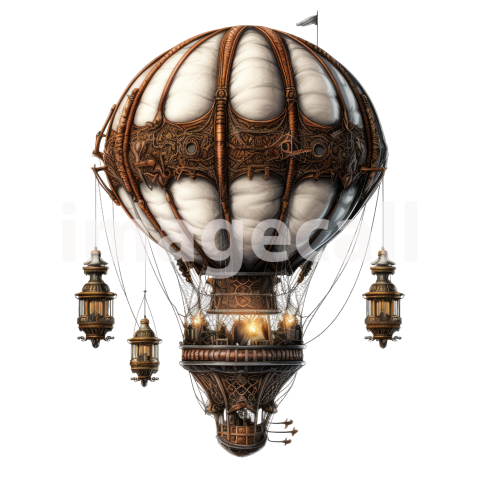 Steampunk hot air balloon (1)