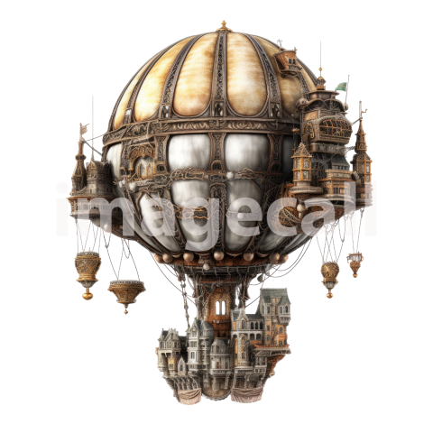 Steampunk hot air balloon (11)