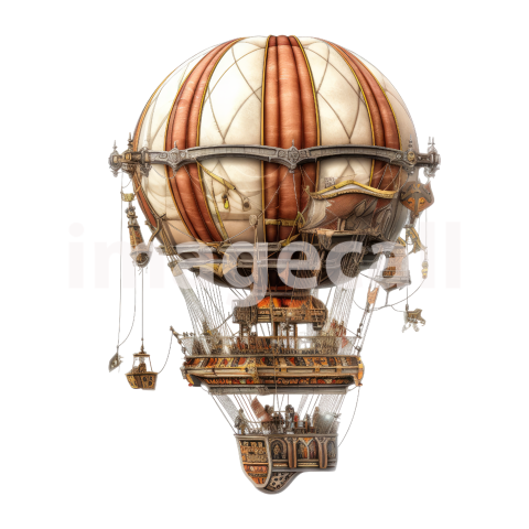 Steampunk hot air balloon (17)