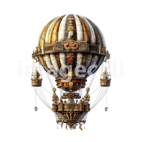 Steampunk hot air balloon (14)