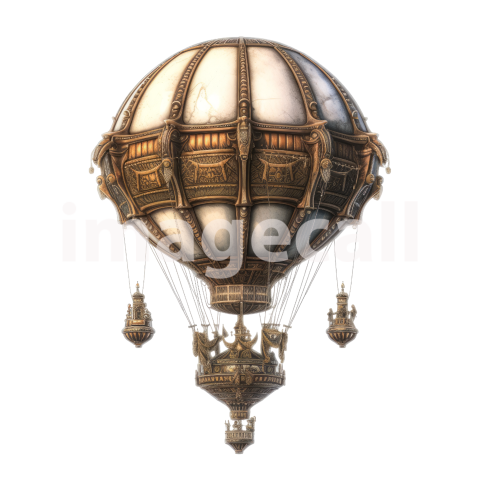 Steampunk hot air balloon (15)