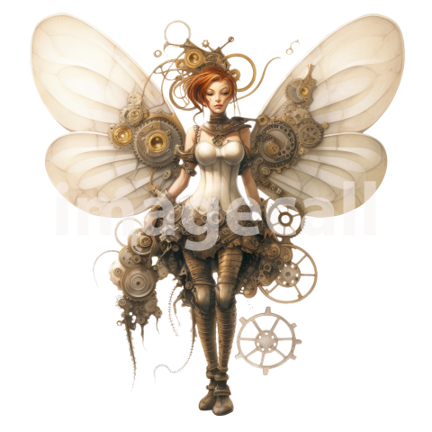 Clipart Steampunk Fairies (1)