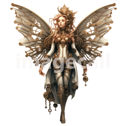Clipart Steampunk Fairies (4)