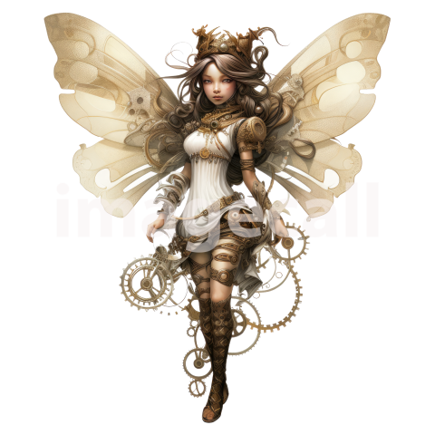 Clipart Steampunk Fairies (3)