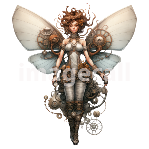 Clipart Steampunk Fairies (2)