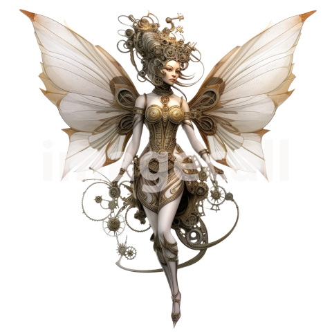 Clipart Steampunk Fairies (7)