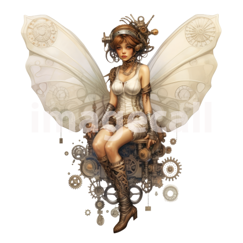 Clipart Steampunk Fairies (10)