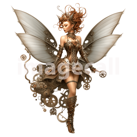Clipart Steampunk Fairies (11)