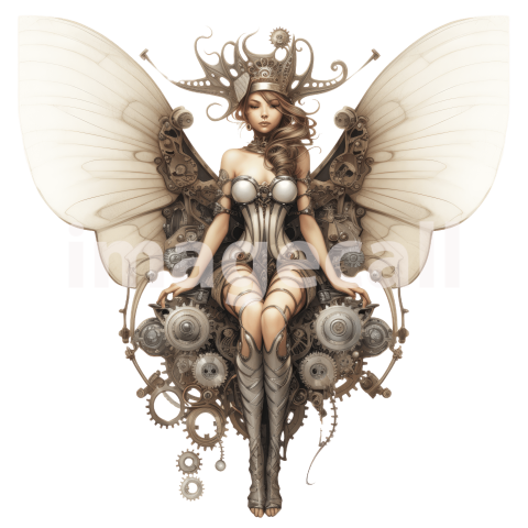 Clipart Steampunk Fairies (14)