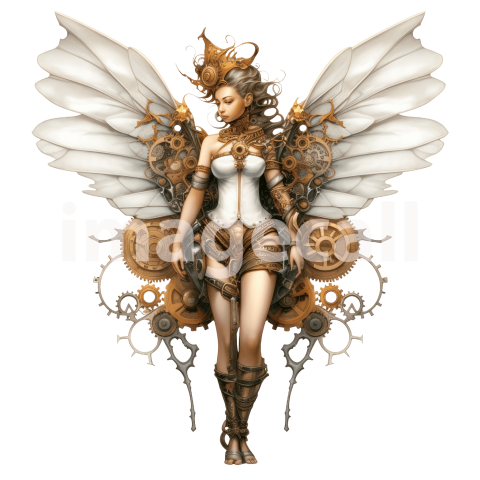 Clipart Steampunk Fairies (15)