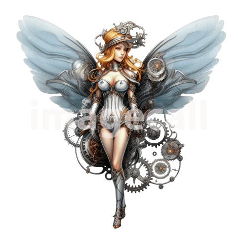 Clipart Steampunk Fairies (17)