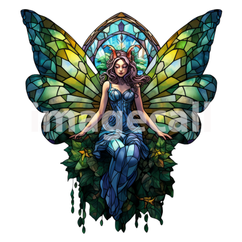 Stained Glass fairies (1)300dpi