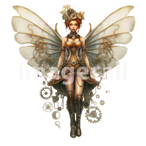 Clipart Steampunk Fairies (18)