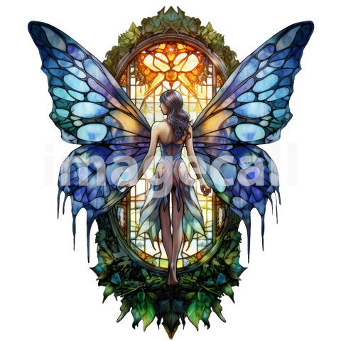 Stained Glass fairies (5)300dpi