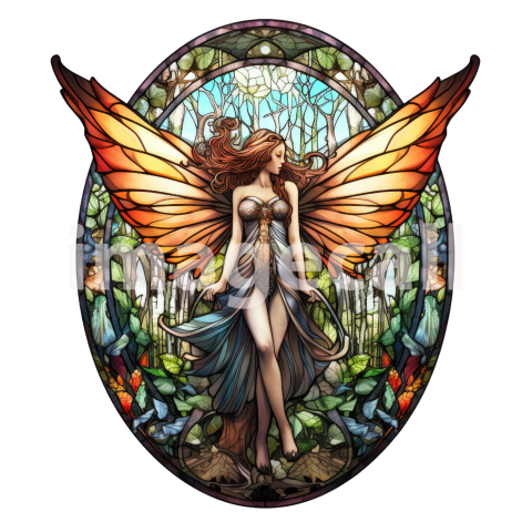 Stained Glass fairies (4)300dpi