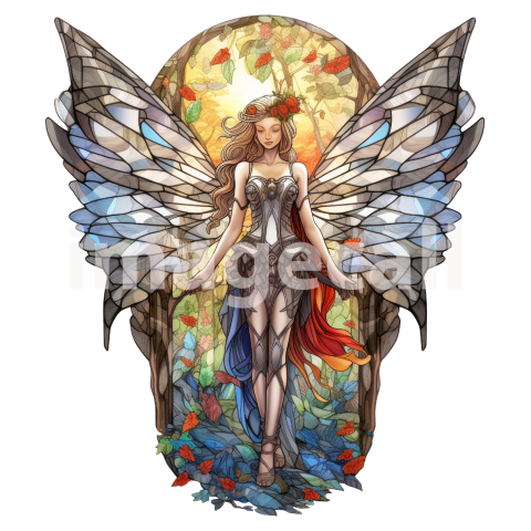 Stained Glass fairies (6)300dpi