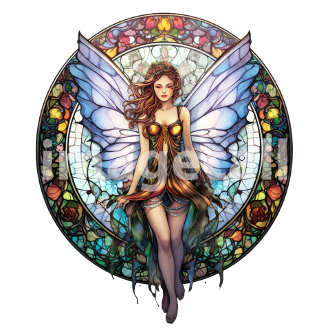 Stained Glass fairies (20)300dpi