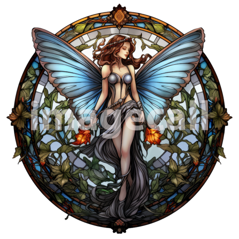 Stained Glass fairies (17)300dpi