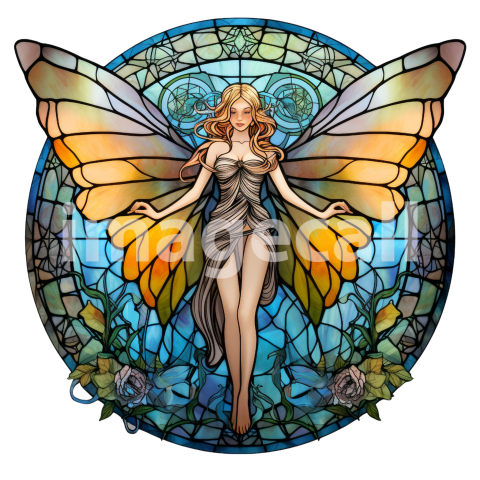 Stained Glass fairies (3)300dpi