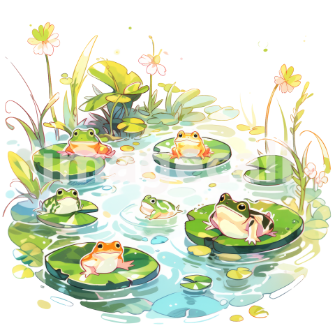 Clipart Frogs (9)